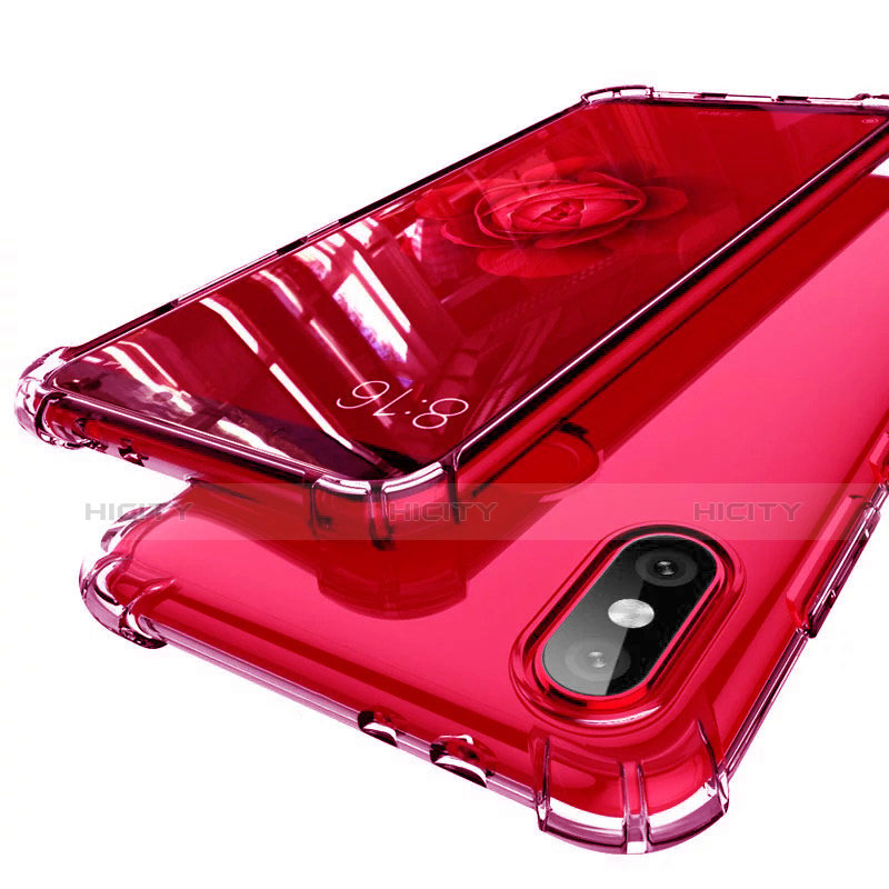 Funda Silicona Ultrafina Carcasa Transparente H01 para Xiaomi Mi 6X Rosa