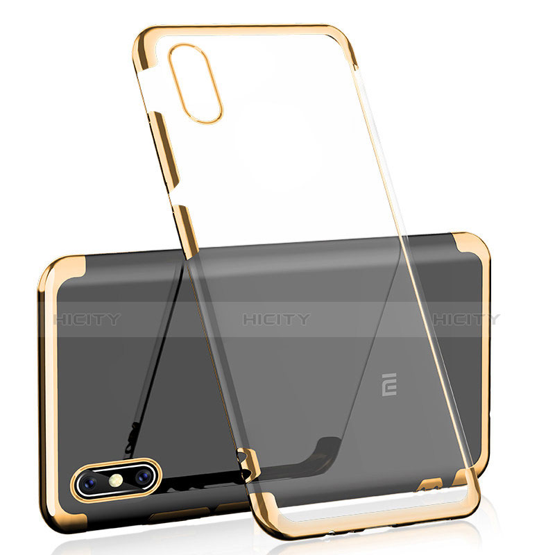 Funda Silicona Ultrafina Carcasa Transparente H01 para Xiaomi Mi 8 Explorer Oro