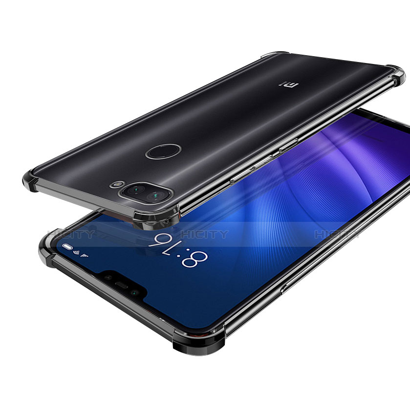 Funda Silicona Ultrafina Carcasa Transparente H01 para Xiaomi Mi 8 Lite Negro