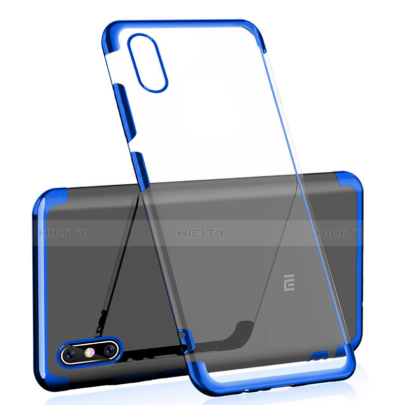 Funda Silicona Ultrafina Carcasa Transparente H01 para Xiaomi Mi 8 Pro Global Version Azul