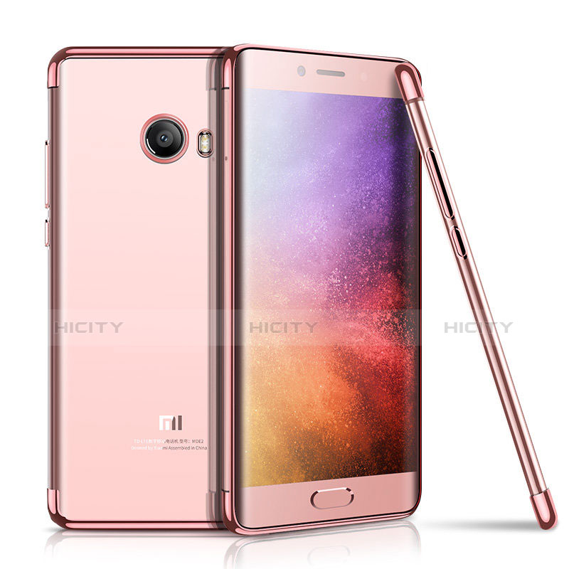 Funda Silicona Ultrafina Carcasa Transparente H01 para Xiaomi Mi Note 2 Oro Rosa