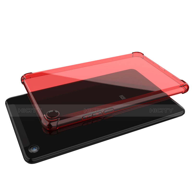 Funda Silicona Ultrafina Carcasa Transparente H01 para Xiaomi Mi Pad 4 Plus 10.1 Rojo