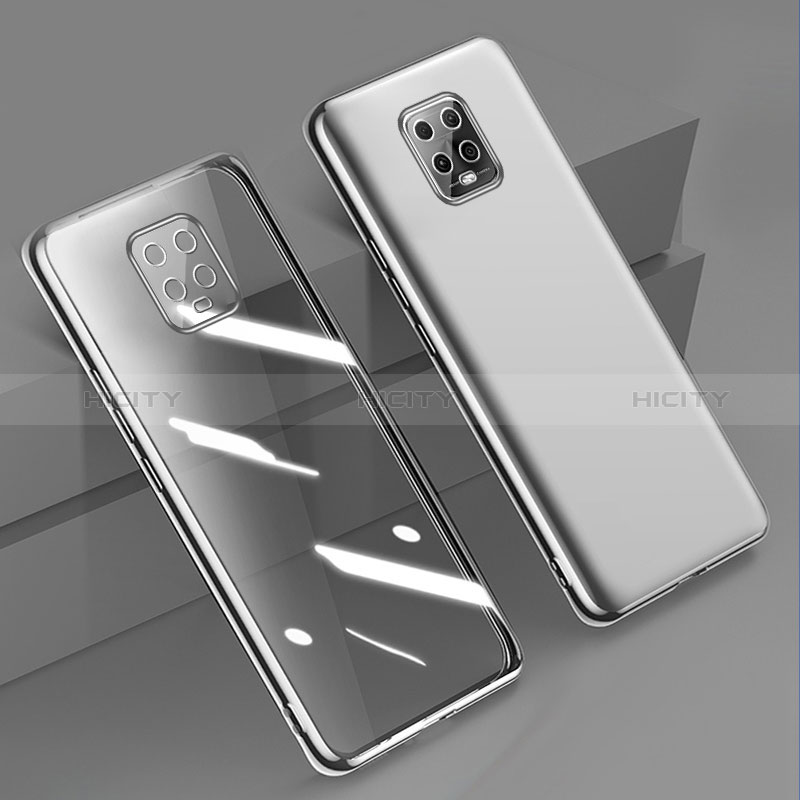 Funda Silicona Ultrafina Carcasa Transparente H01 para Xiaomi Redmi 10X 5G Plata