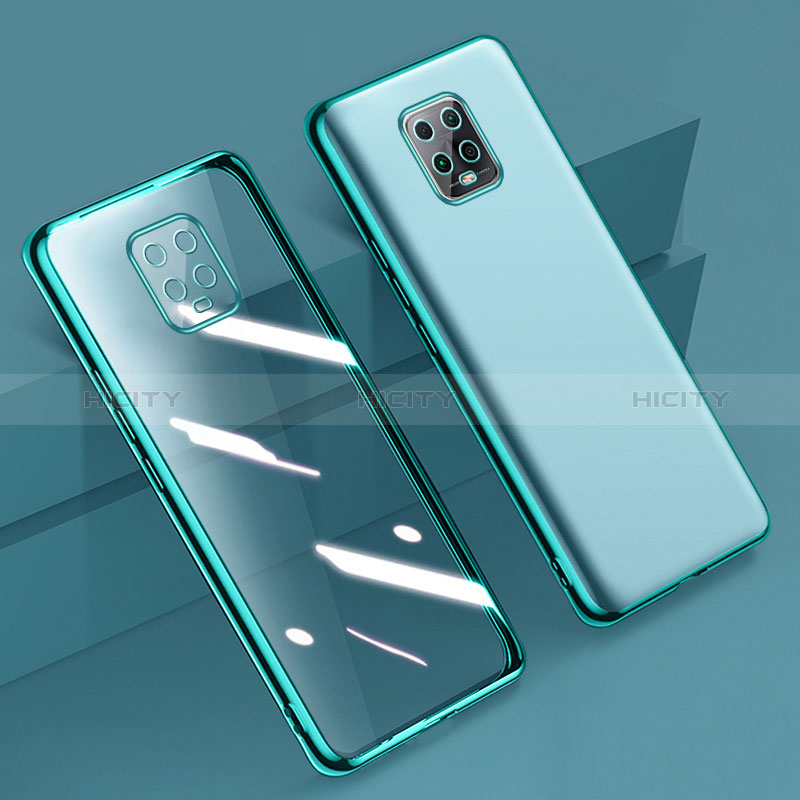 Funda Silicona Ultrafina Carcasa Transparente H01 para Xiaomi Redmi 10X 5G Verde