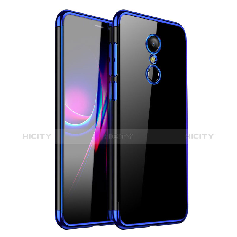 Funda Silicona Ultrafina Carcasa Transparente H01 para Xiaomi Redmi 5 Azul