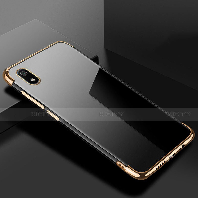 Funda Silicona Ultrafina Carcasa Transparente H01 para Xiaomi Redmi 7A Oro