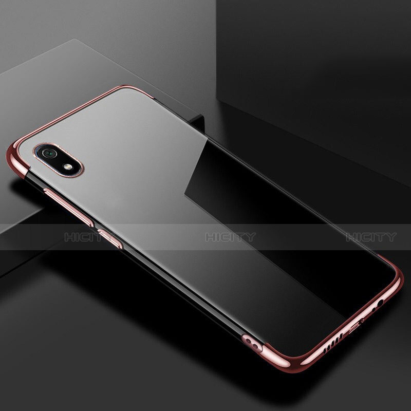 Funda Silicona Ultrafina Carcasa Transparente H01 para Xiaomi Redmi 7A Oro Rosa
