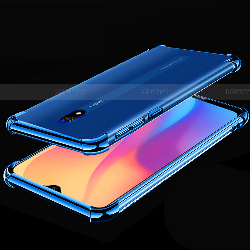 Funda Silicona Ultrafina Carcasa Transparente H01 para Xiaomi Redmi 8A Azul