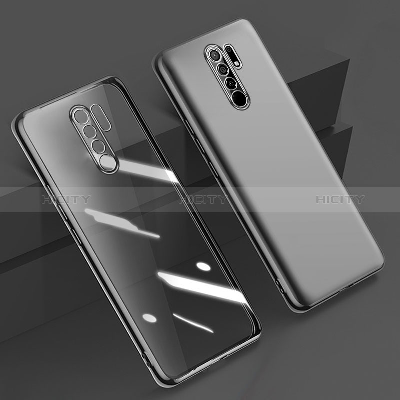 Funda Silicona Ultrafina Carcasa Transparente H01 para Xiaomi Redmi 9 Negro