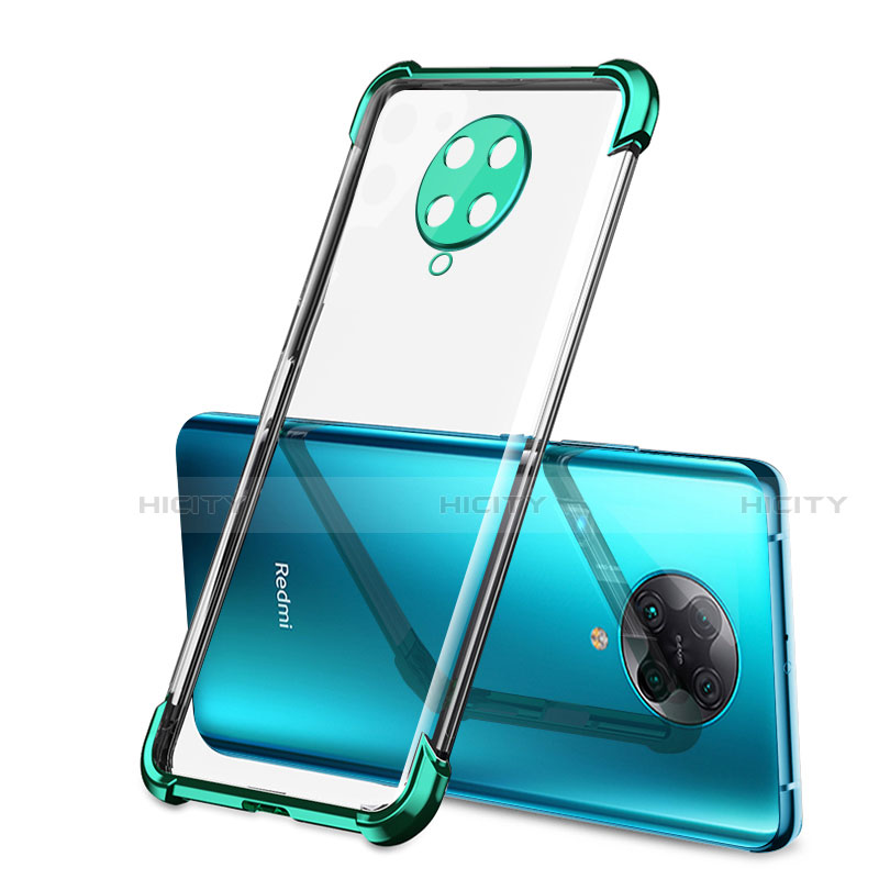 Funda Silicona Ultrafina Carcasa Transparente H01 para Xiaomi Redmi K30 Pro Zoom Verde