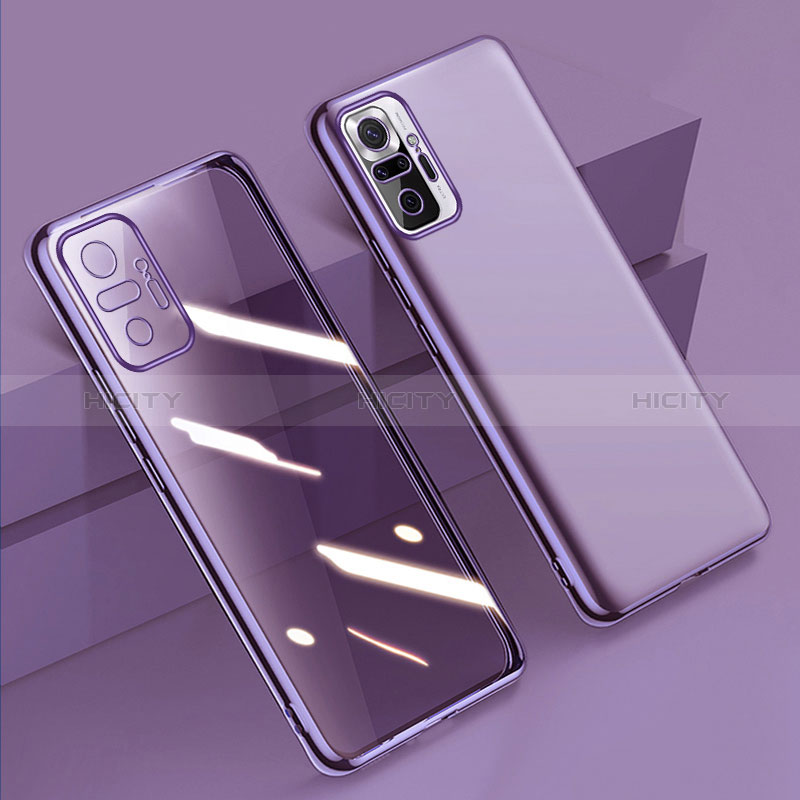 Funda Silicona Ultrafina Carcasa Transparente H01 para Xiaomi Redmi Note 10 Pro 4G