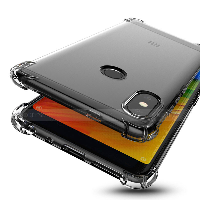 Funda Silicona Ultrafina Carcasa Transparente H01 para Xiaomi Redmi Note 5 Pro Gris