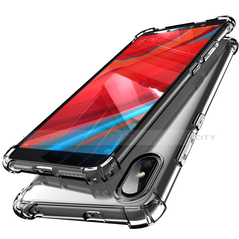 Funda Silicona Ultrafina Carcasa Transparente H01 para Xiaomi Redmi Y2 Gris