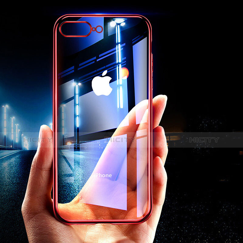 Funda Silicona Ultrafina Carcasa Transparente H02 para Apple iPhone 8 Plus