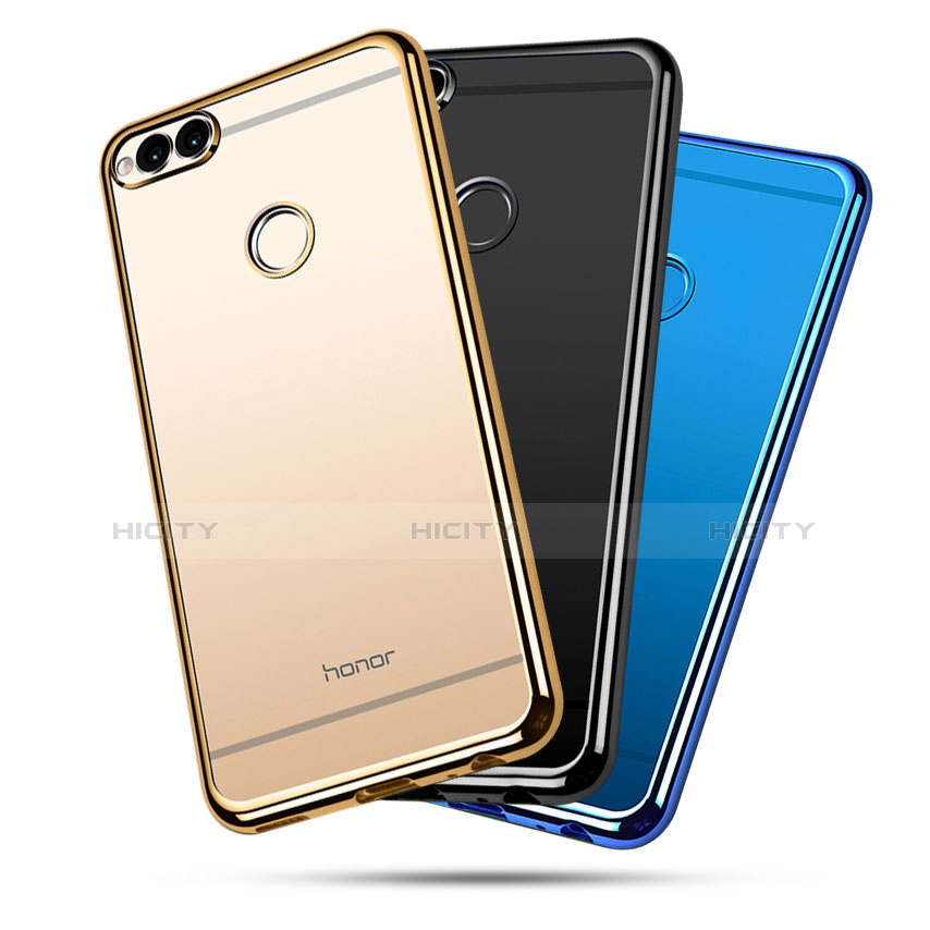 Funda Silicona Ultrafina Carcasa Transparente H02 para Huawei Honor 7X