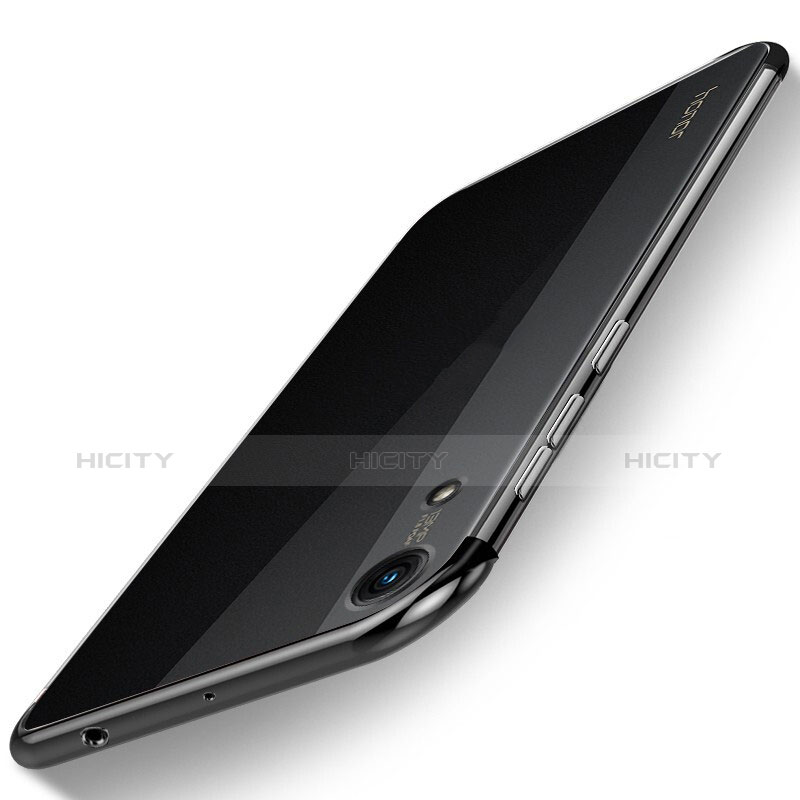 Funda Silicona Ultrafina Carcasa Transparente H02 para Huawei Honor 8A Negro