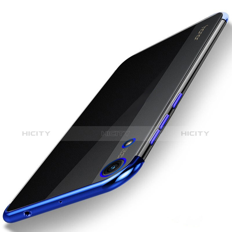 Funda Silicona Ultrafina Carcasa Transparente H02 para Huawei Honor Play 8A Azul