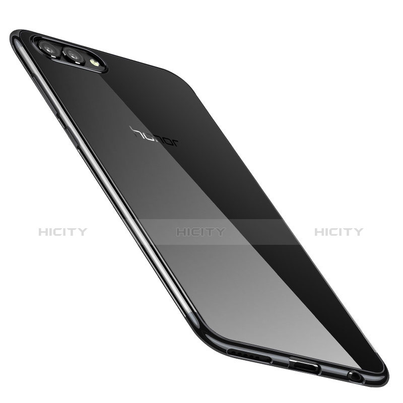 Funda Silicona Ultrafina Carcasa Transparente H02 para Huawei Honor View 10 Negro