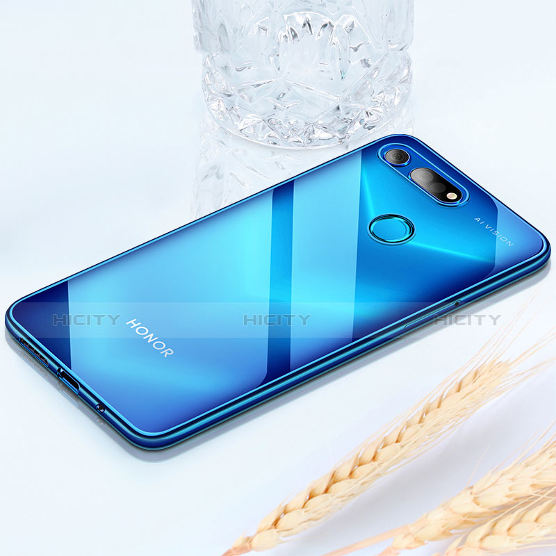 Funda Silicona Ultrafina Carcasa Transparente H02 para Huawei Honor View 20 Azul