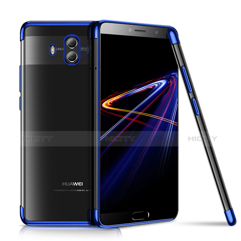 Funda Silicona Ultrafina Carcasa Transparente H02 para Huawei Mate 10 Azul