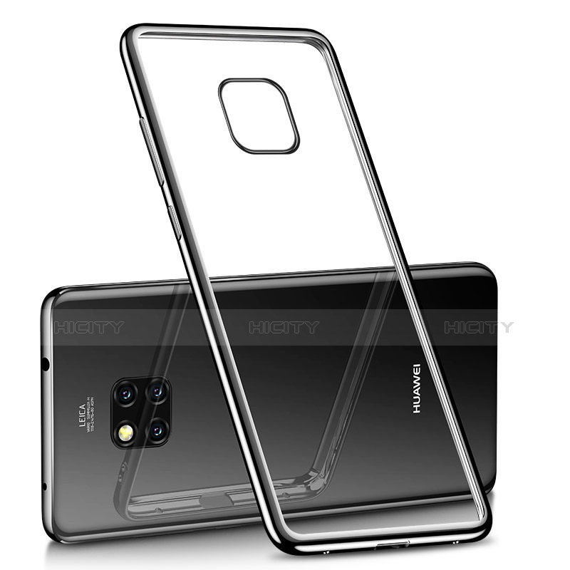 Funda Silicona Ultrafina Carcasa Transparente H02 para Huawei Mate 20 Pro Negro