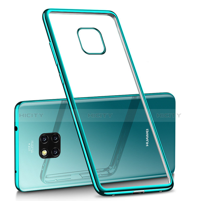 Funda Silicona Ultrafina Carcasa Transparente H02 para Huawei Mate 20 Pro Verde
