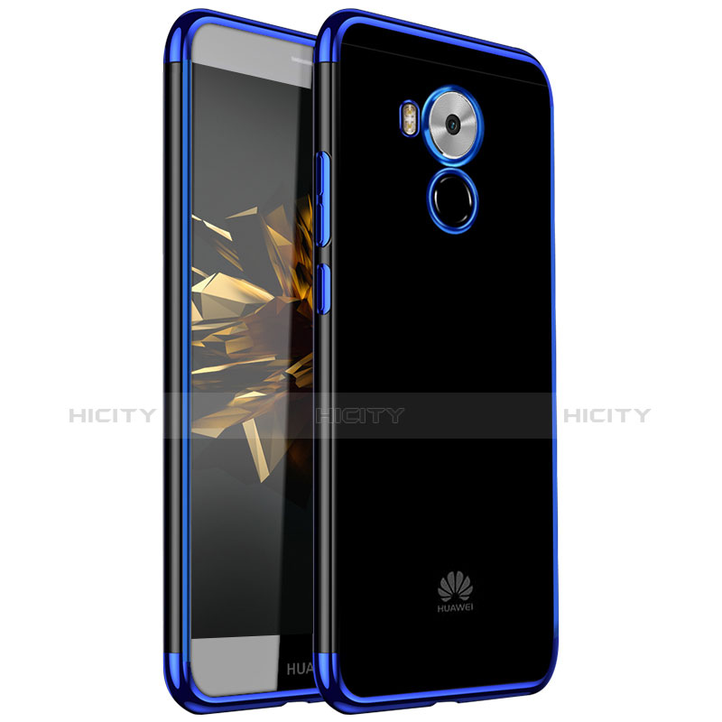 Funda Silicona Ultrafina Carcasa Transparente H02 para Huawei Mate 8 Azul