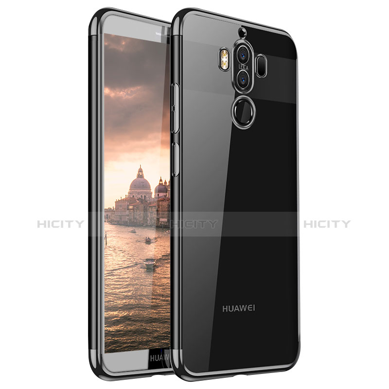 Funda Silicona Ultrafina Carcasa Transparente H02 para Huawei Mate 9 Negro