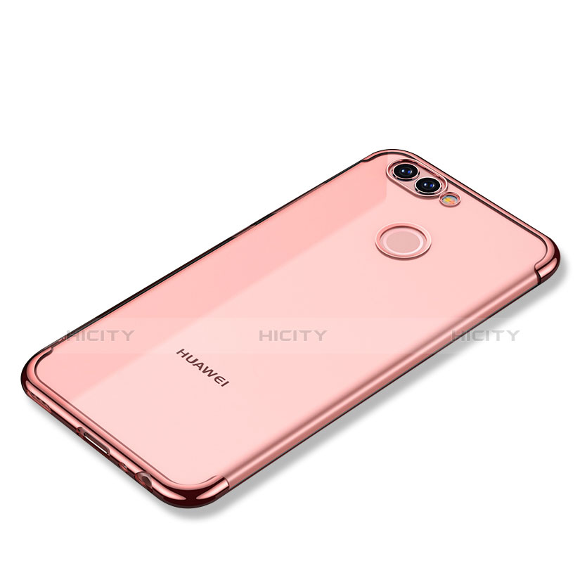 Funda Silicona Ultrafina Carcasa Transparente H02 para Huawei Nova 2 Plus Oro Rosa