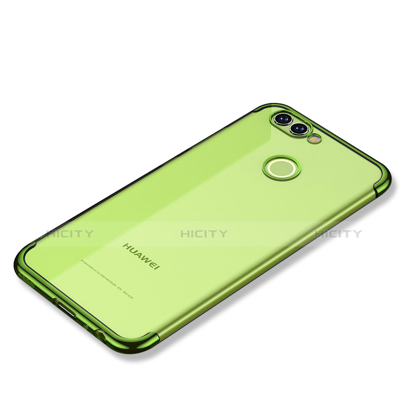 Funda Silicona Ultrafina Carcasa Transparente H02 para Huawei Nova 2 Plus Verde