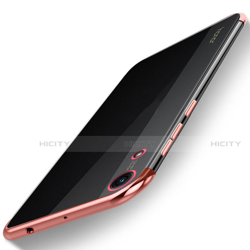 Funda Silicona Ultrafina Carcasa Transparente H02 para Huawei Y6s Oro Rosa