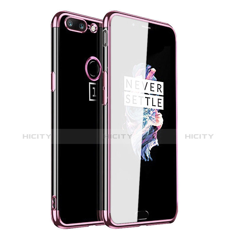 Funda Silicona Ultrafina Carcasa Transparente H02 para OnePlus 5T A5010