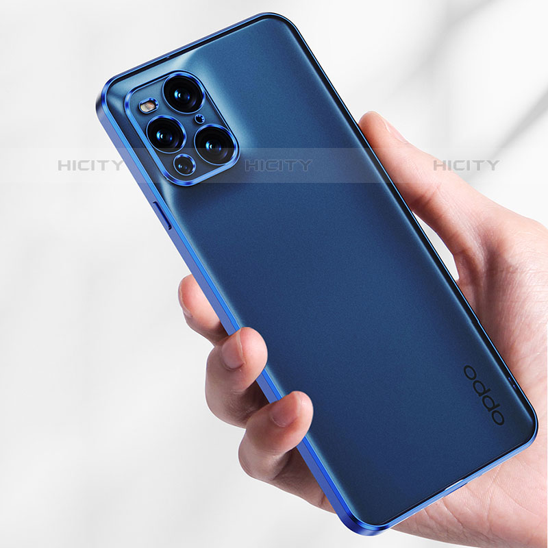 Funda Silicona Ultrafina Carcasa Transparente H02 para Oppo Find X3 Pro 5G