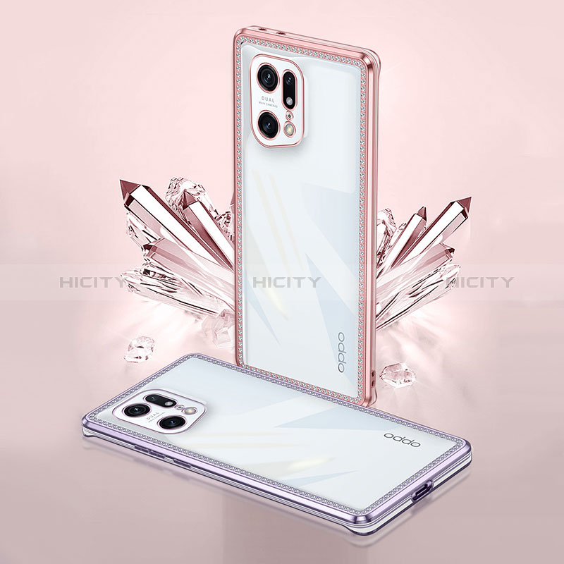 Funda Silicona Ultrafina Carcasa Transparente H02 para Oppo Find X5 5G