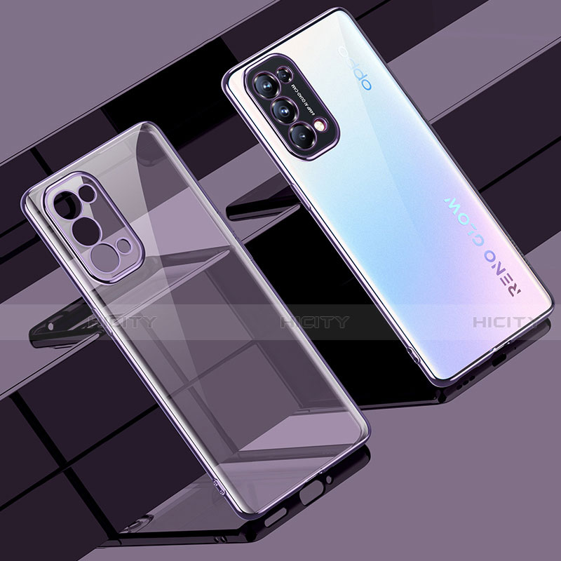 Funda Silicona Ultrafina Carcasa Transparente H02 para Oppo Reno5 5G