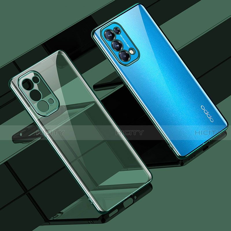 Funda Silicona Ultrafina Carcasa Transparente H02 para Oppo Reno5 Pro 5G