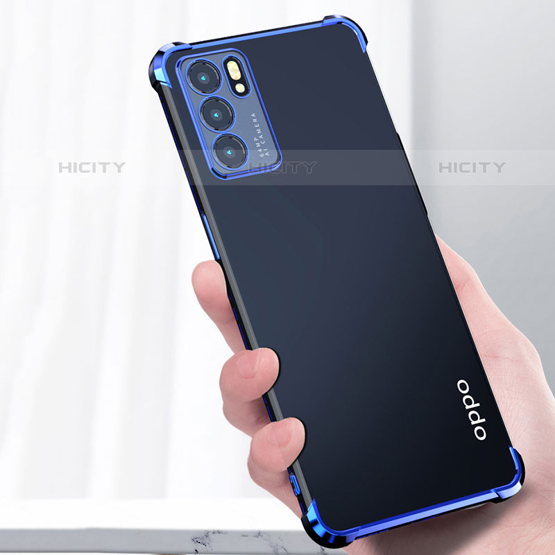 Funda Silicona Ultrafina Carcasa Transparente H02 para Oppo Reno6 Pro 5G India