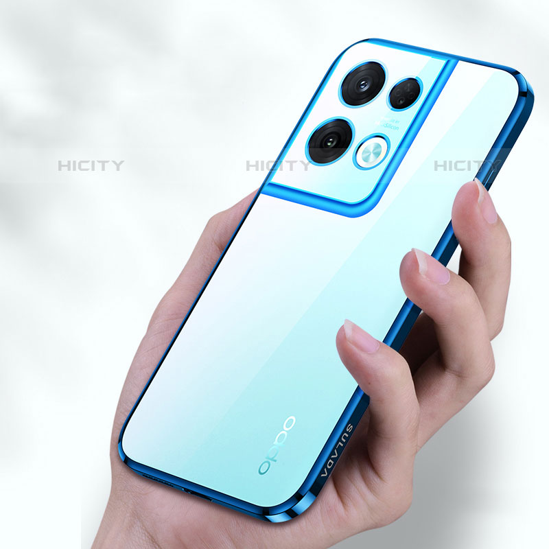 Funda Silicona Ultrafina Carcasa Transparente H02 para Oppo Reno8 Pro 5G