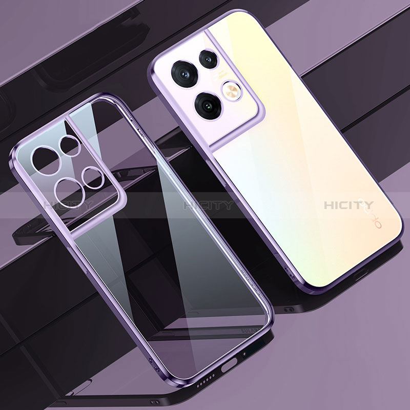 Funda Silicona Ultrafina Carcasa Transparente H02 para Oppo Reno9 Pro+ Plus 5G