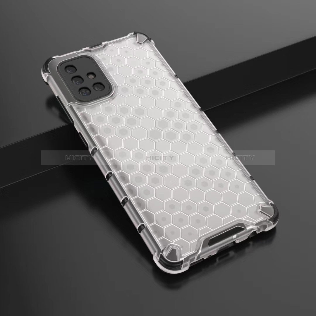 Funda Silicona Ultrafina Carcasa Transparente H02 para Samsung Galaxy A71 4G A715 Blanco