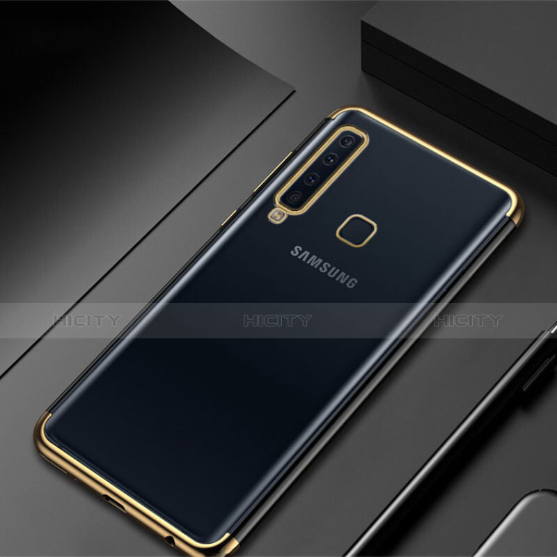Funda Silicona Ultrafina Carcasa Transparente H02 para Samsung Galaxy A9s Oro