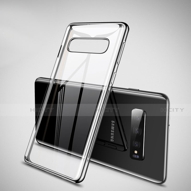 Funda Silicona Ultrafina Carcasa Transparente H02 para Samsung Galaxy S10 5G Negro