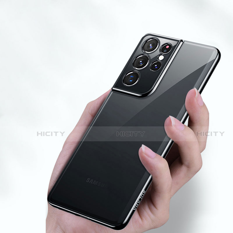 Funda Silicona Ultrafina Carcasa Transparente H02 para Samsung Galaxy S21 Ultra 5G
