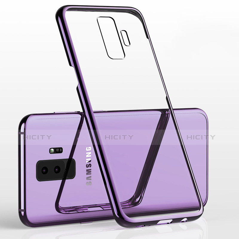 Funda Silicona Ultrafina Carcasa Transparente H02 para Samsung Galaxy S9 Plus Morado