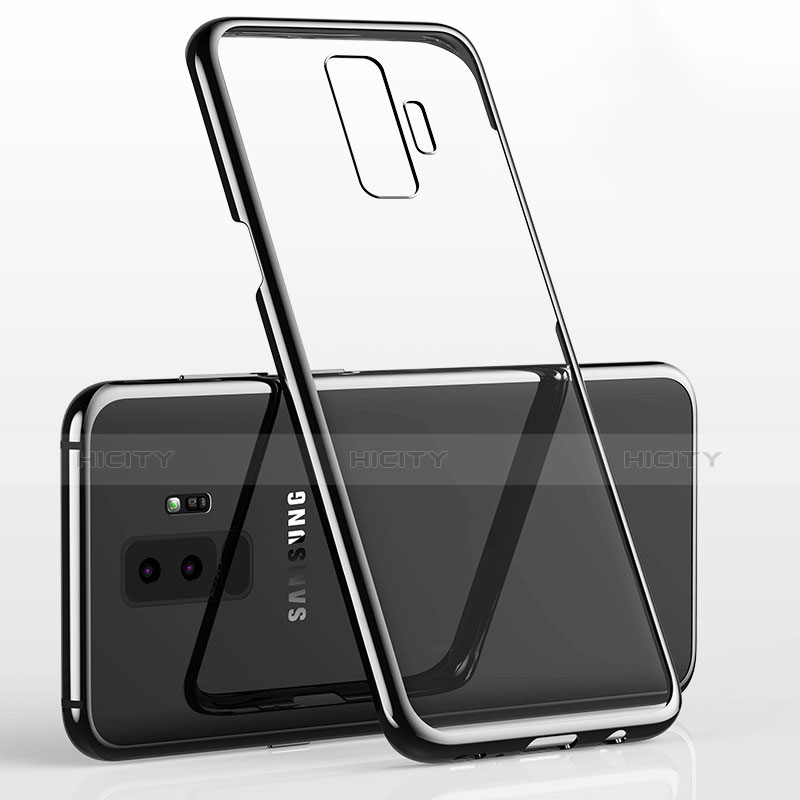Funda Silicona Ultrafina Carcasa Transparente H02 para Samsung Galaxy S9 Plus Negro