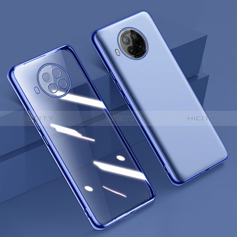 Funda Silicona Ultrafina Carcasa Transparente H02 para Xiaomi Mi 10T Lite 5G Azul