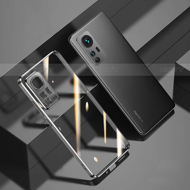 Funda Silicona Ultrafina Carcasa Transparente H02 para Xiaomi Mi 12 5G Negro