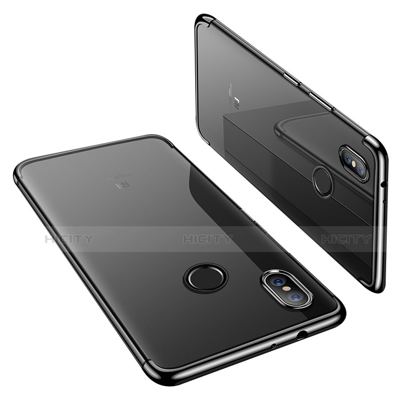 Funda Silicona Ultrafina Carcasa Transparente H02 para Xiaomi Mi 6X Negro