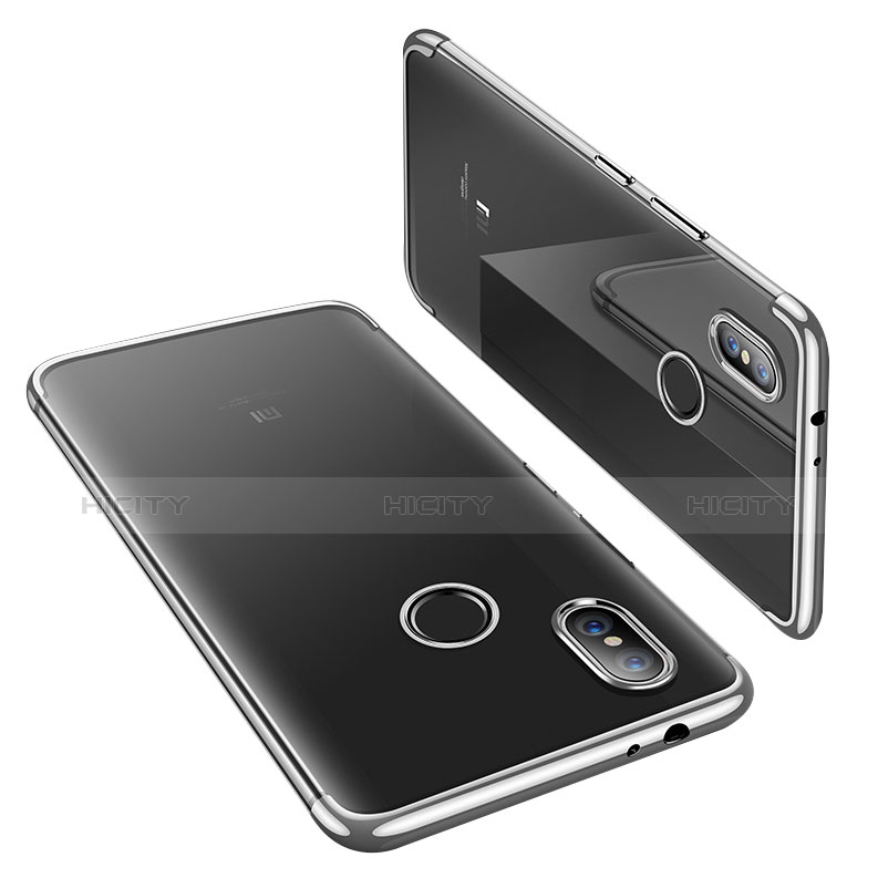 Funda Silicona Ultrafina Carcasa Transparente H02 para Xiaomi Mi 6X Plata