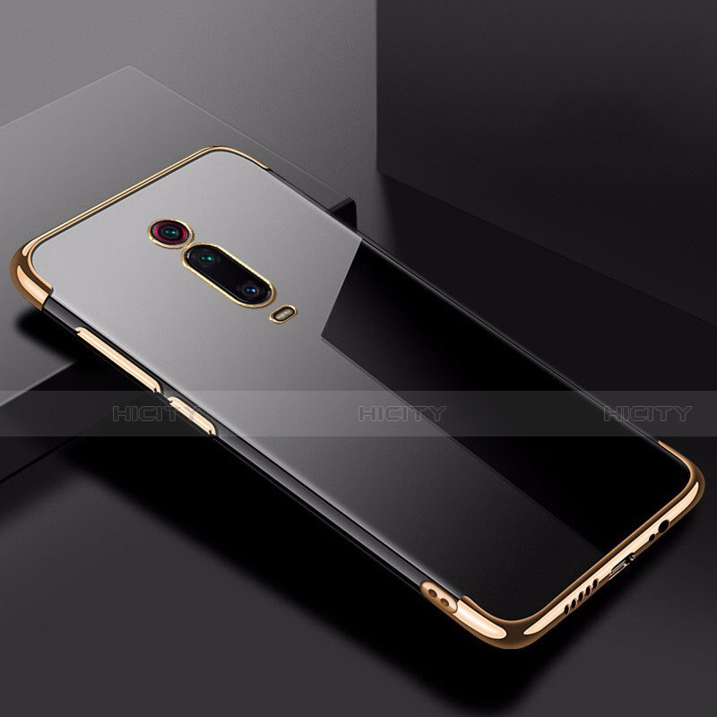 Funda Silicona Ultrafina Carcasa Transparente H02 para Xiaomi Mi 9T Oro